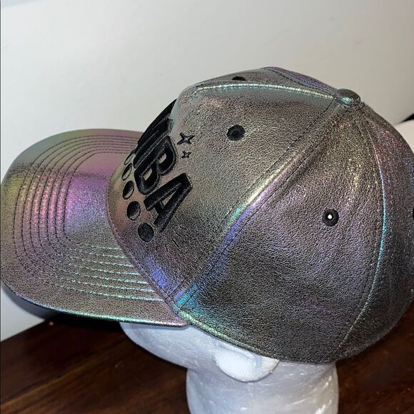 ZUMBA all Day to Night Collector Multi Color Shiny irridescent cap hat SnapBack
